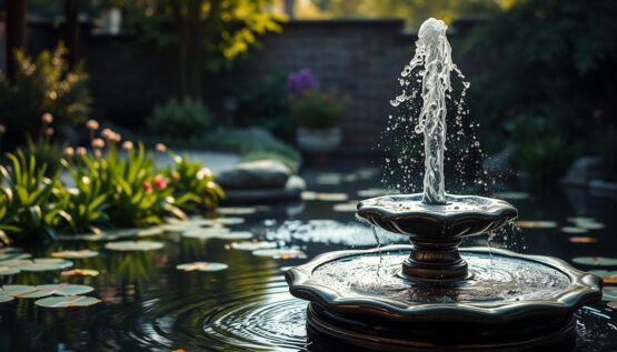 fountain installation