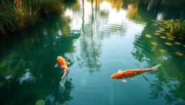 koi pond temperature