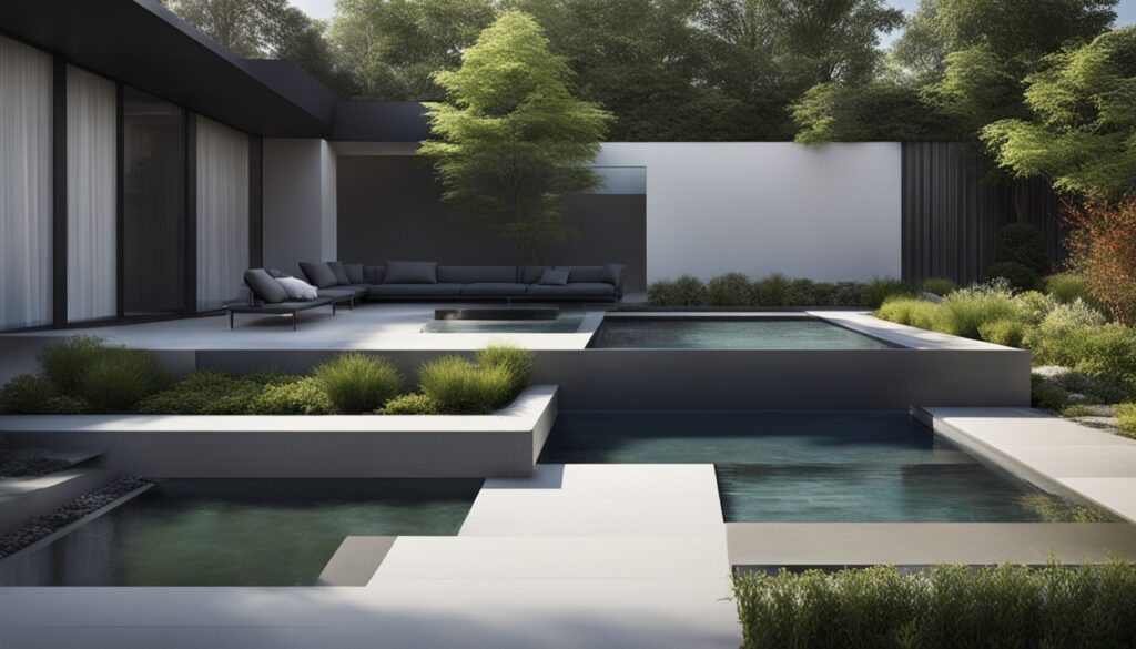 minimalist water features minimalist water features