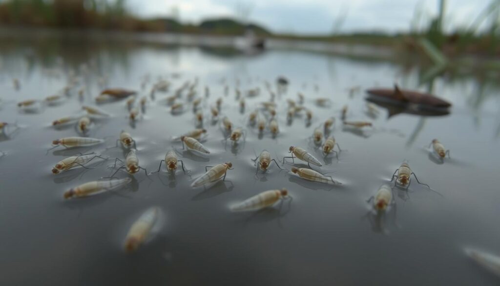 mosquito larvae
