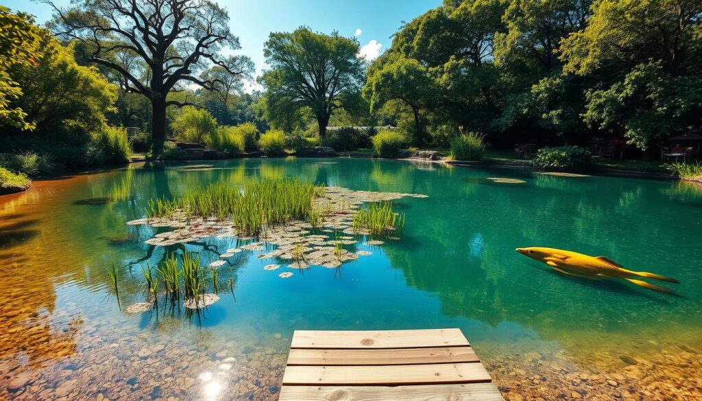 natural swimming pond