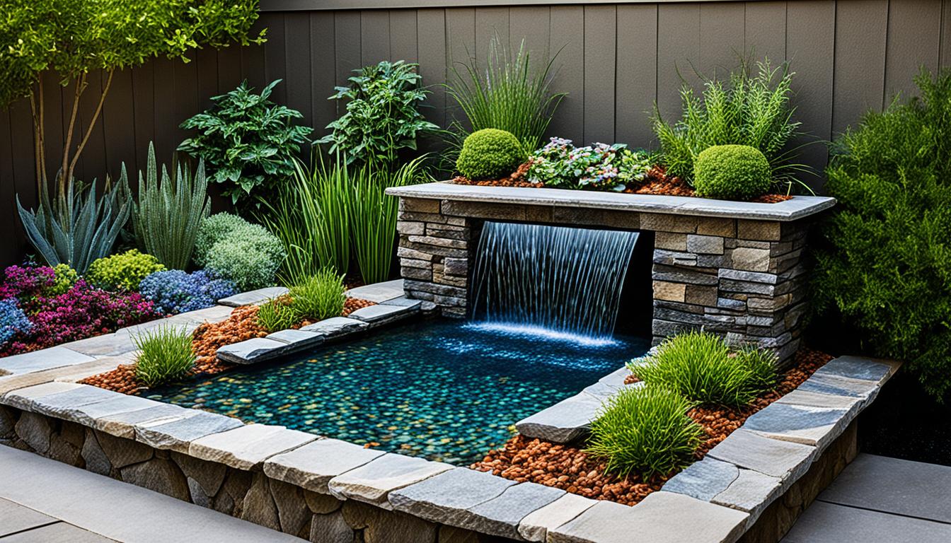 Designing water features for small spaces