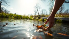 spring pond cleaning