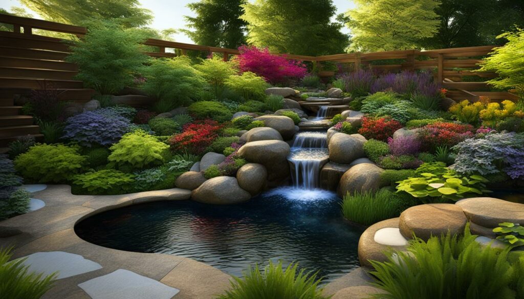 unique ponds as garden focal points