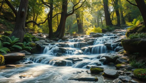 waterfall installation