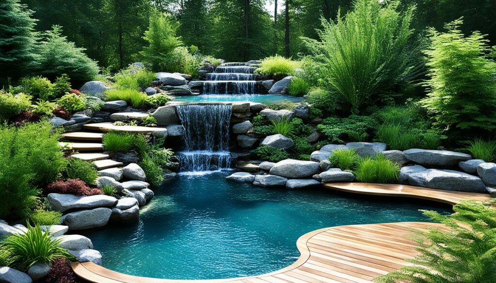 waterfall pool construction waterfall pool construction